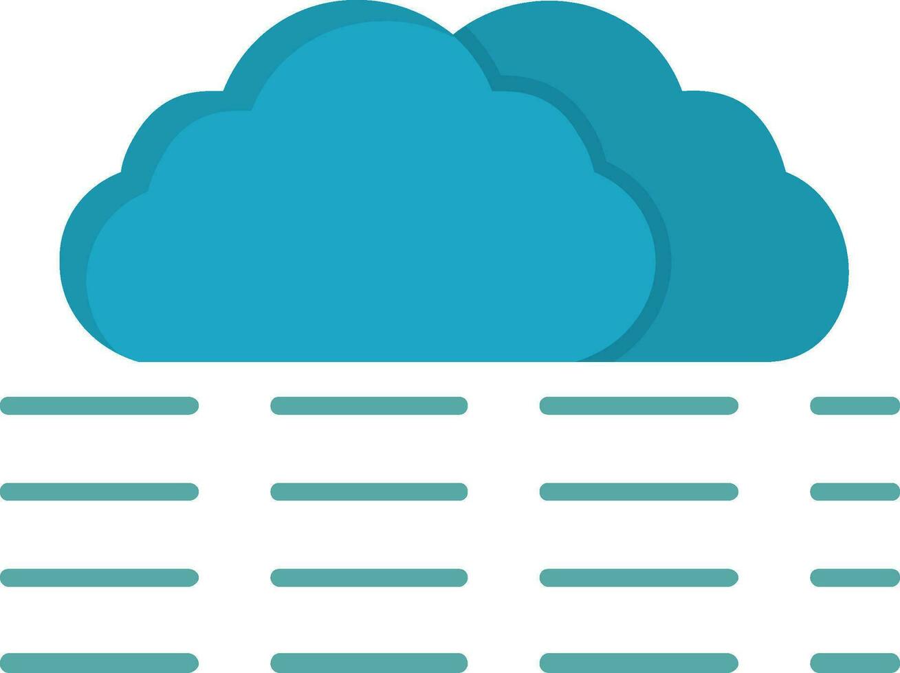 fog Flat Icon vector