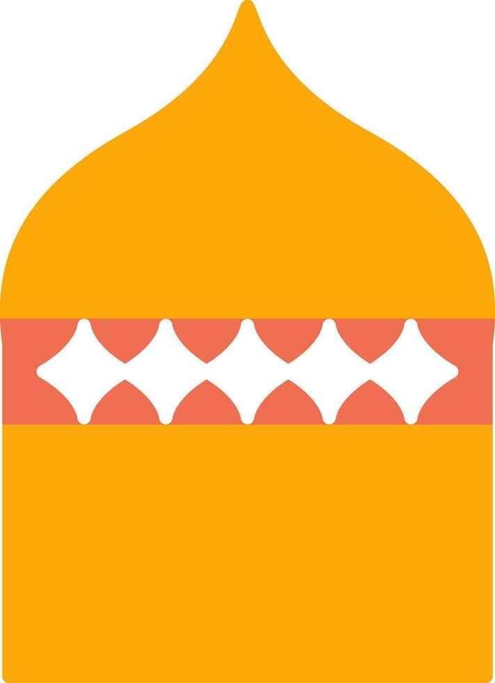 Islamic Architecture Flat Icon vector