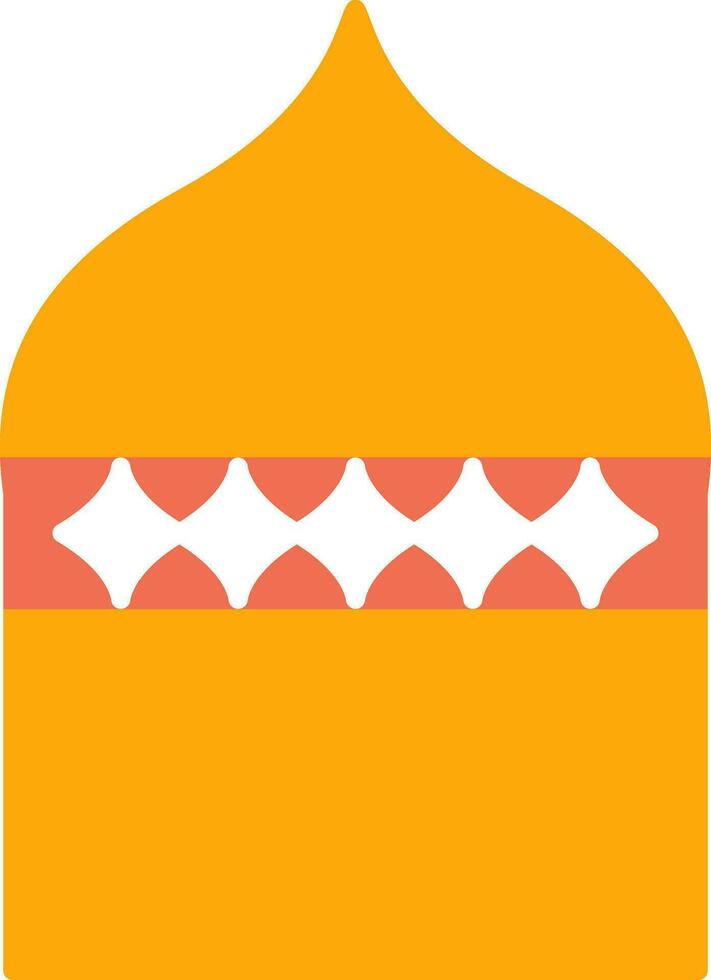 Islamic Architecture Flat Icon vector