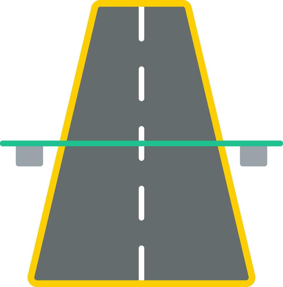 Highway Flat Icon vector