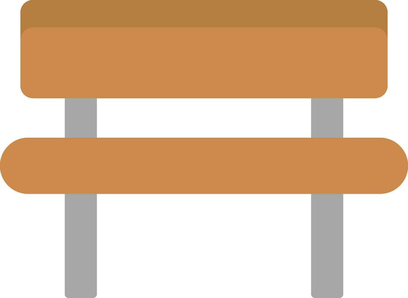 Bench Flat Icon vector