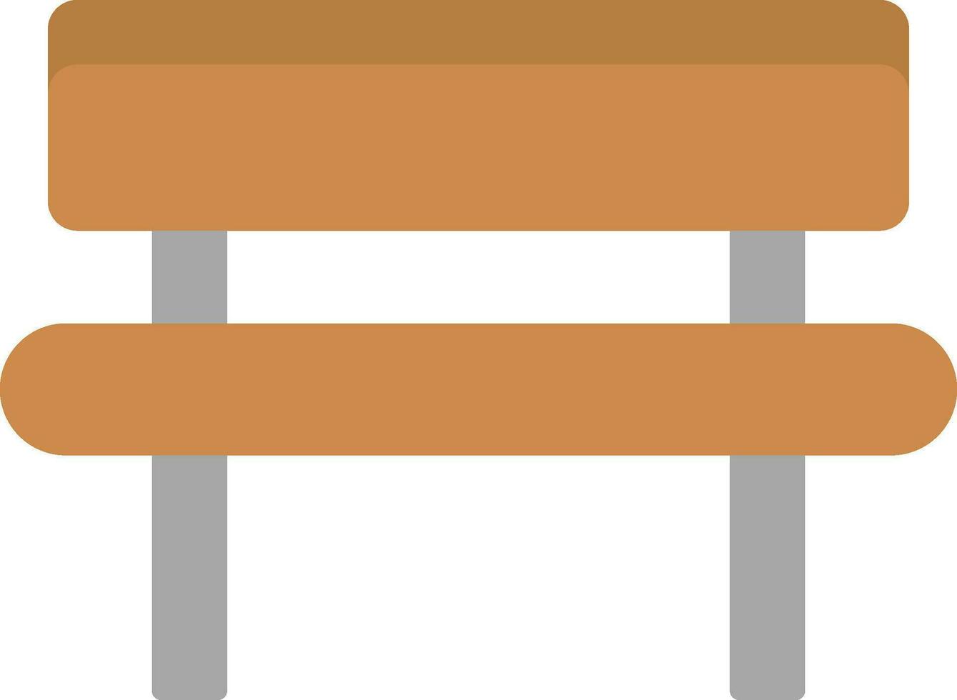 Bench Flat Icon vector