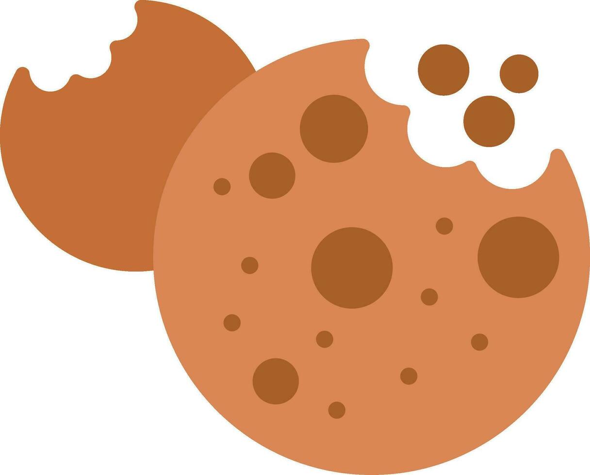 Cookies Flat Icon vector