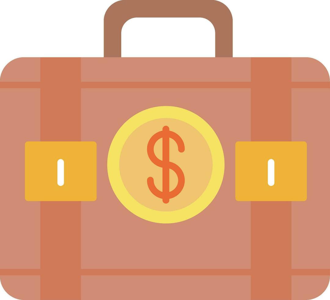 Suitcase Flat Icon vector