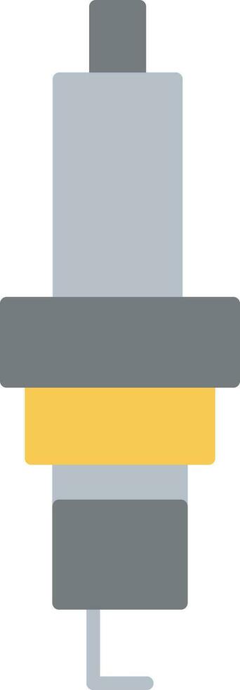 Spark Plug Flat Icon vector