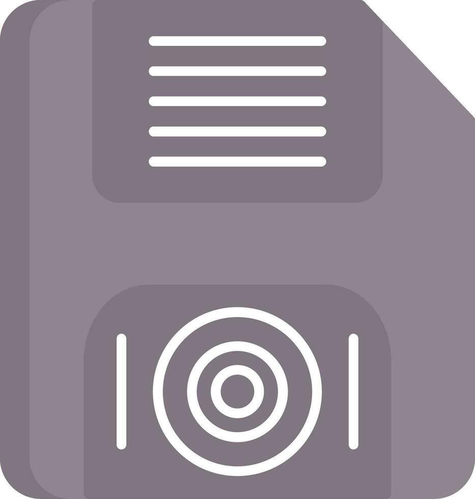 Floppy Disk Flat Icon vector