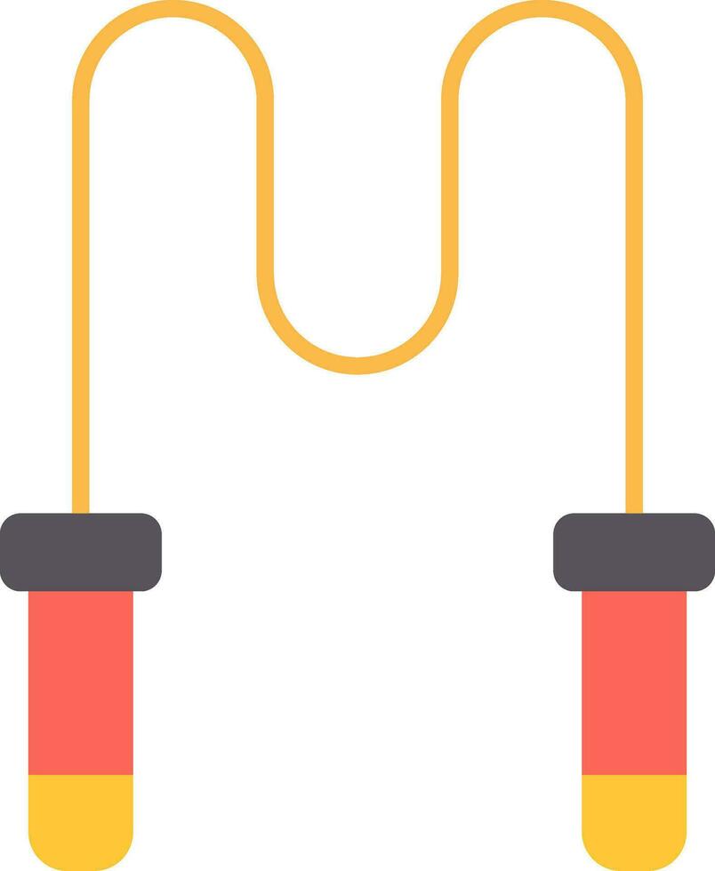 Skipping Rope Flat Icon vector