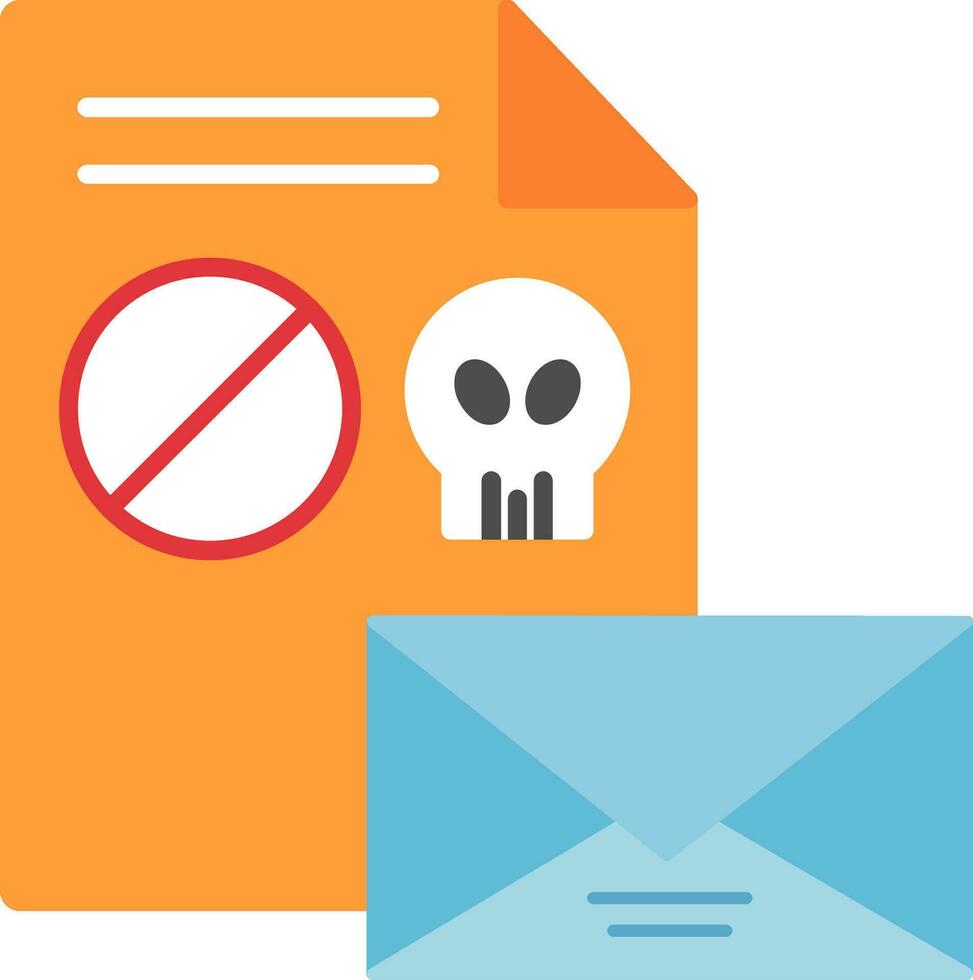 Spam Flat Icon vector