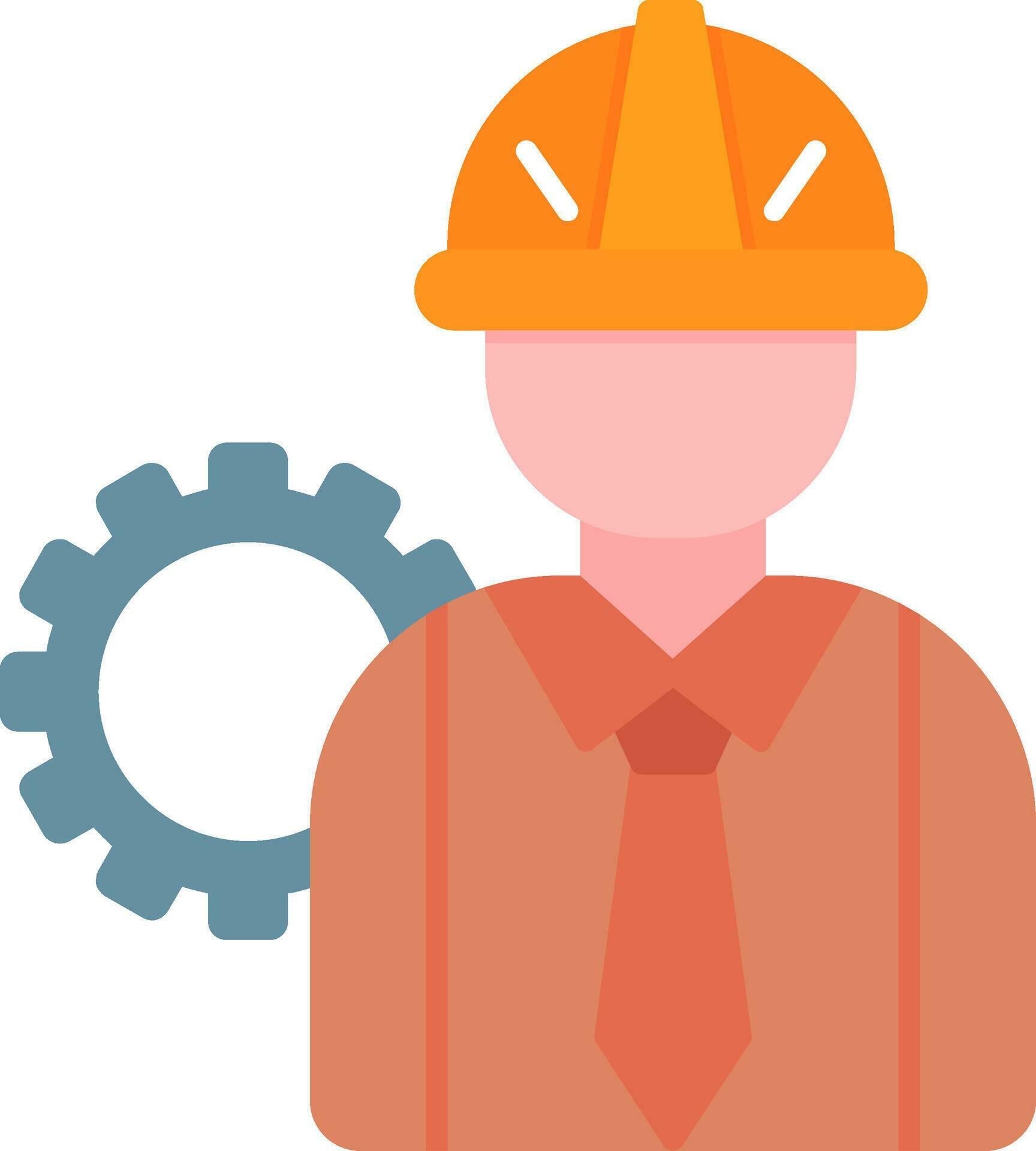 Engineer Flat Icon 36894668 Vector Art at Vecteezy