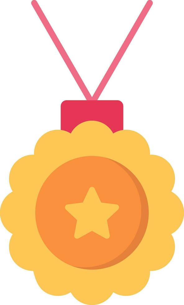 Medallion Flat Icon vector
