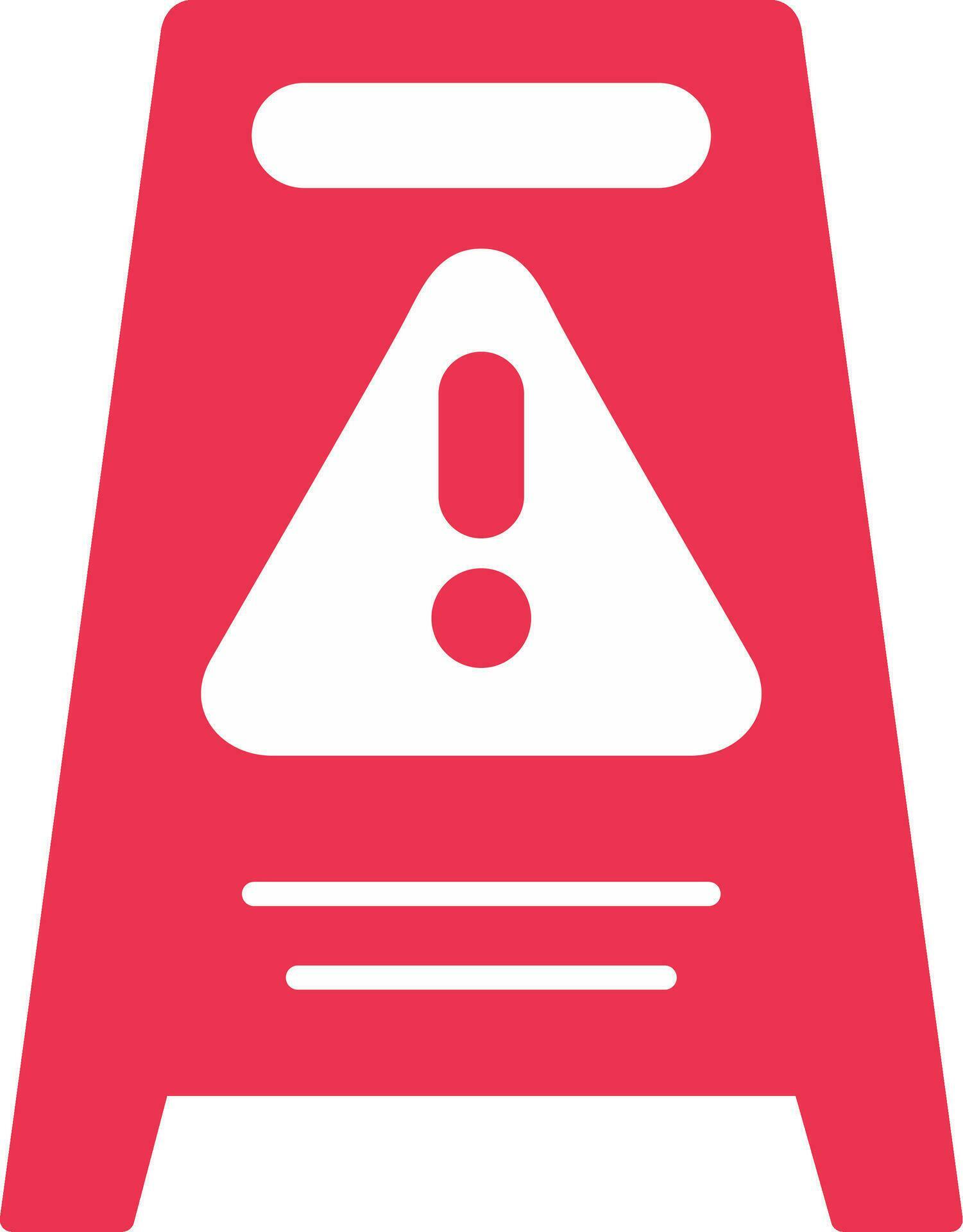Hazard Sign Flat Icon 36894708 Vector Art at Vecteezy