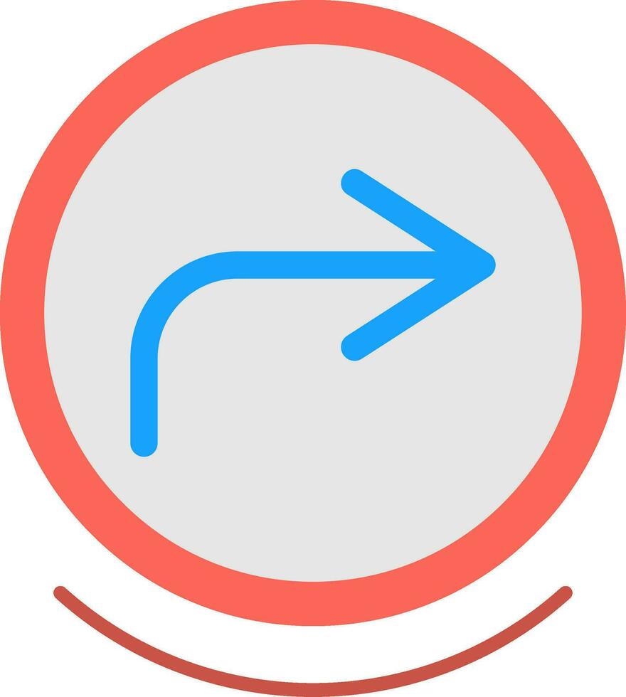 Forward Flat Icon vector