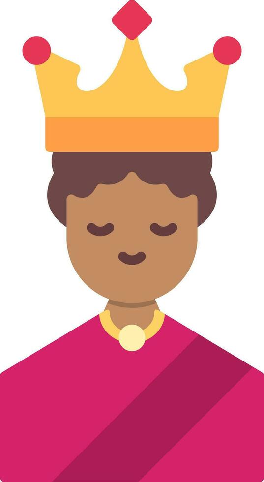 Queen Flat Icon vector
