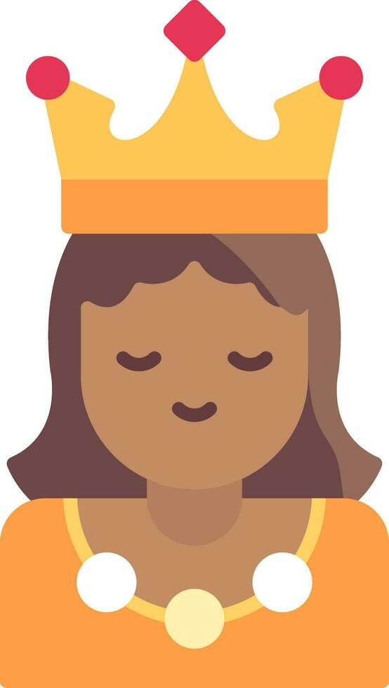 Princess Flat Icon vector