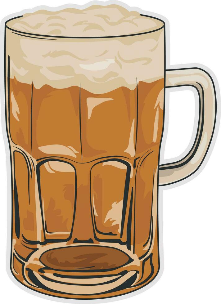 mug of beer vector