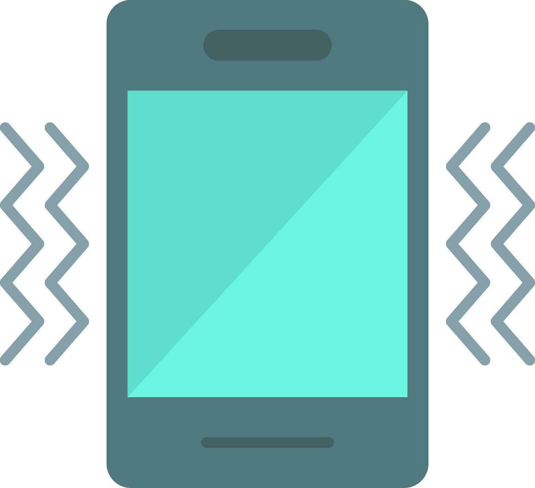 Vibration Flat Icon vector