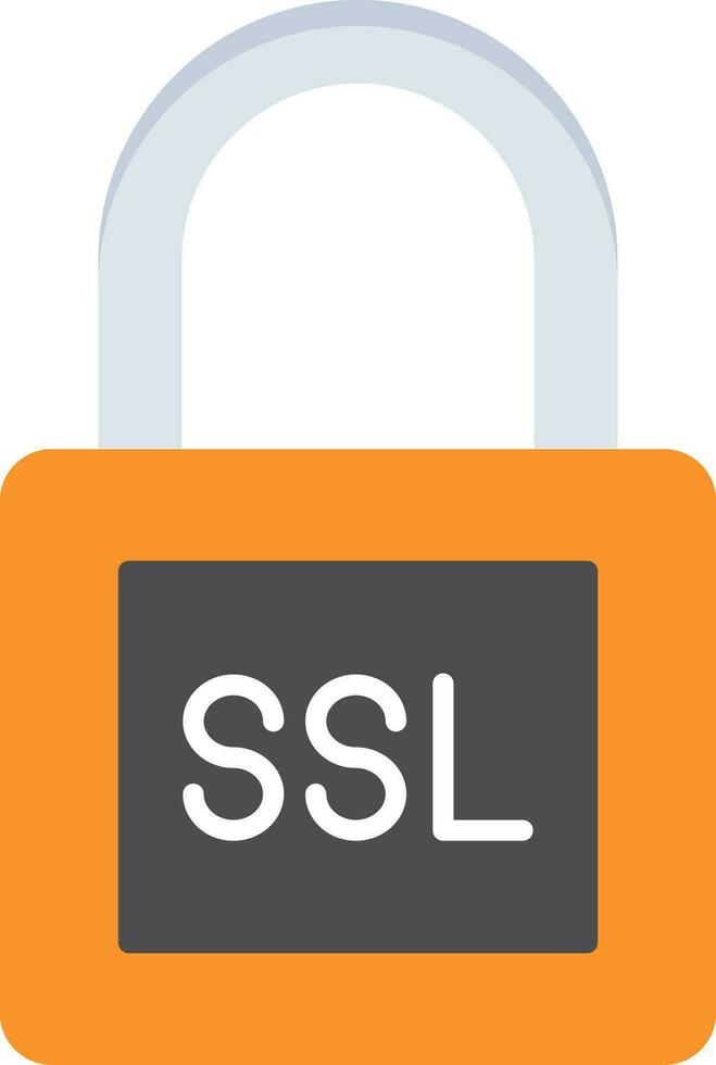 SSL Flat Icon vector