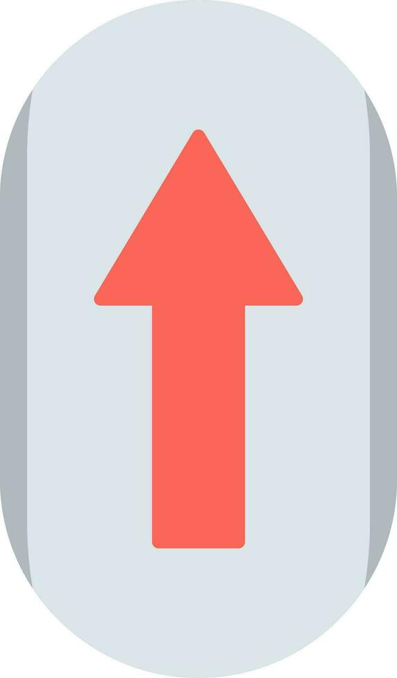 Scroll Up Flat Icon vector