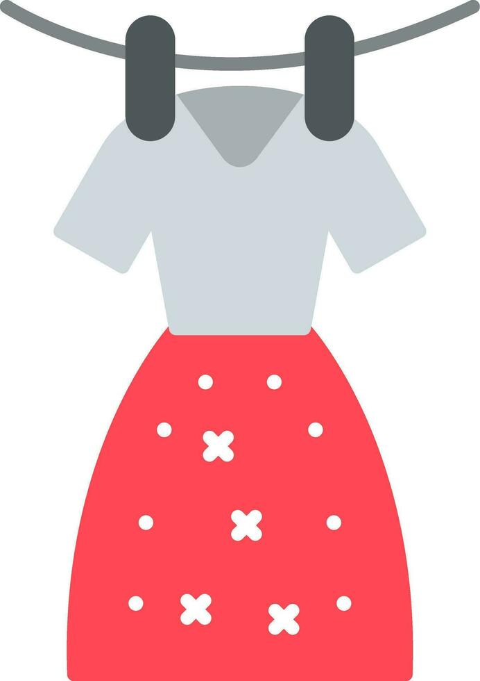 Pattern cloth Flat Icon vector