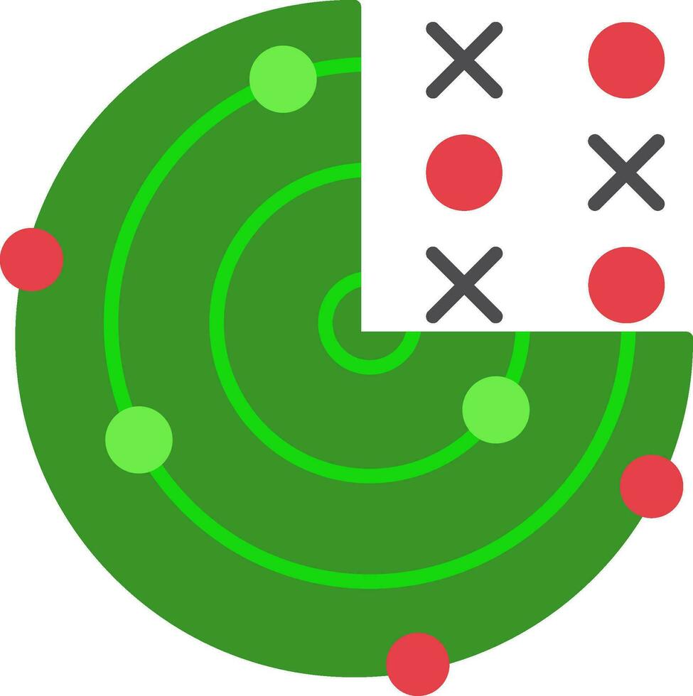 Radar Flat Icon vector