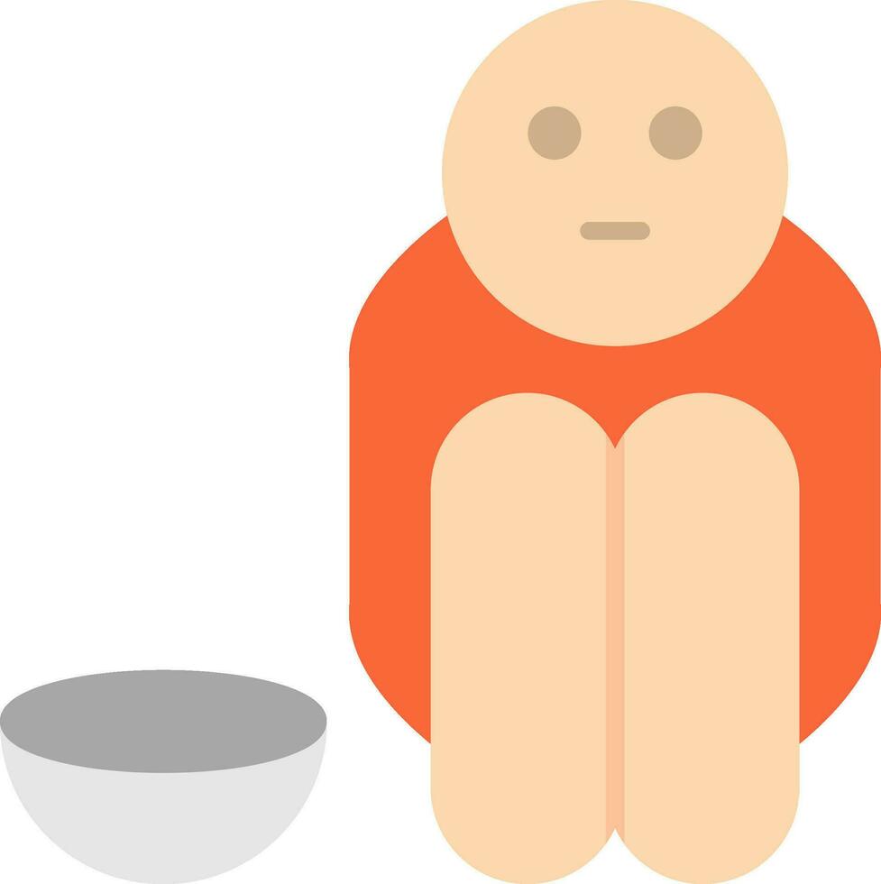 Hunger Flat Icon vector