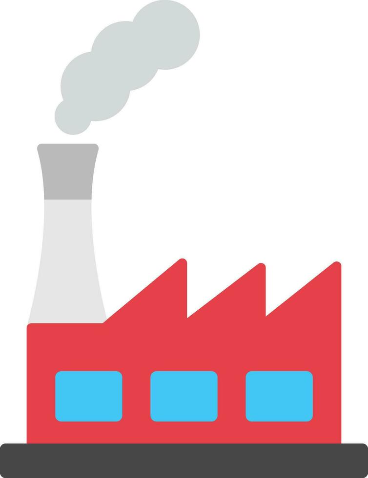 Power Plant Flat Icon vector