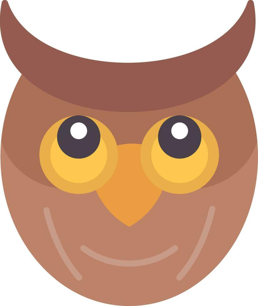 Owl Flat Icon vector