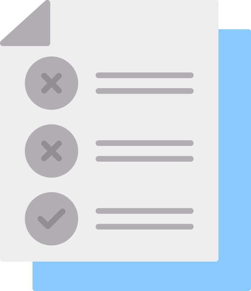 Check List Flat Icon vector