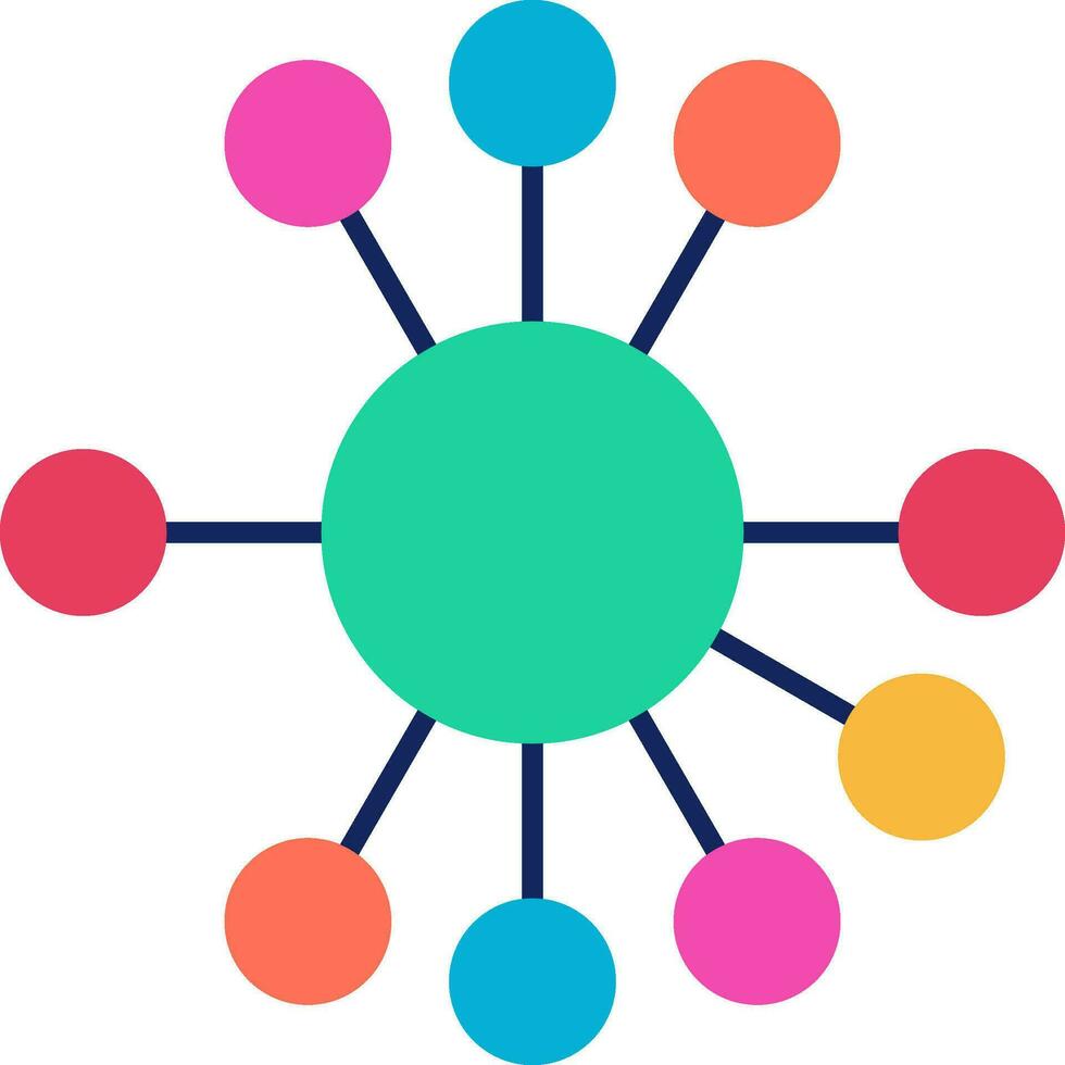 Diagram Flat Icon vector