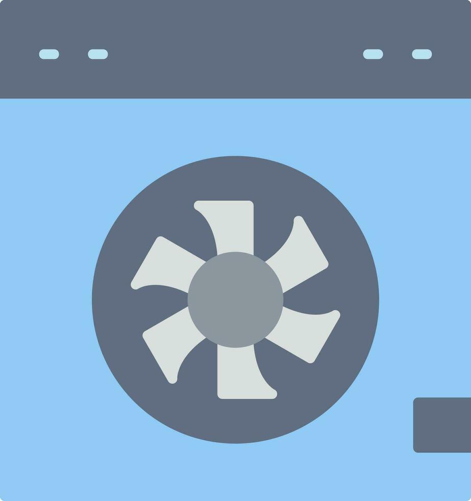 Cooler Flat Icon vector