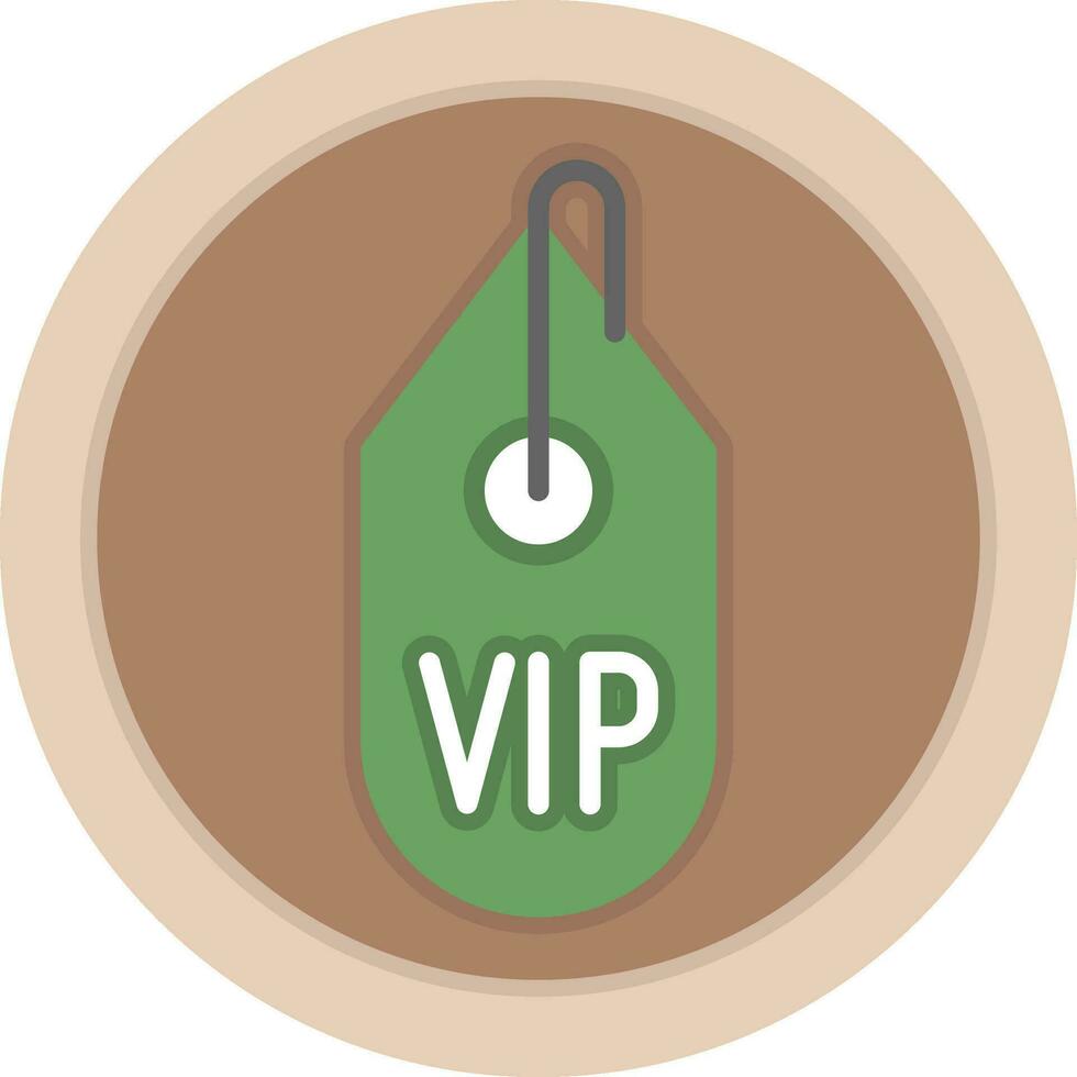 Vip Flat Icon vector