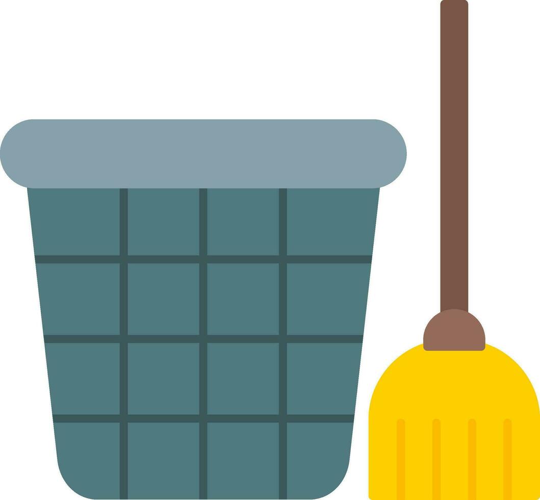 Mop Flat Icon vector