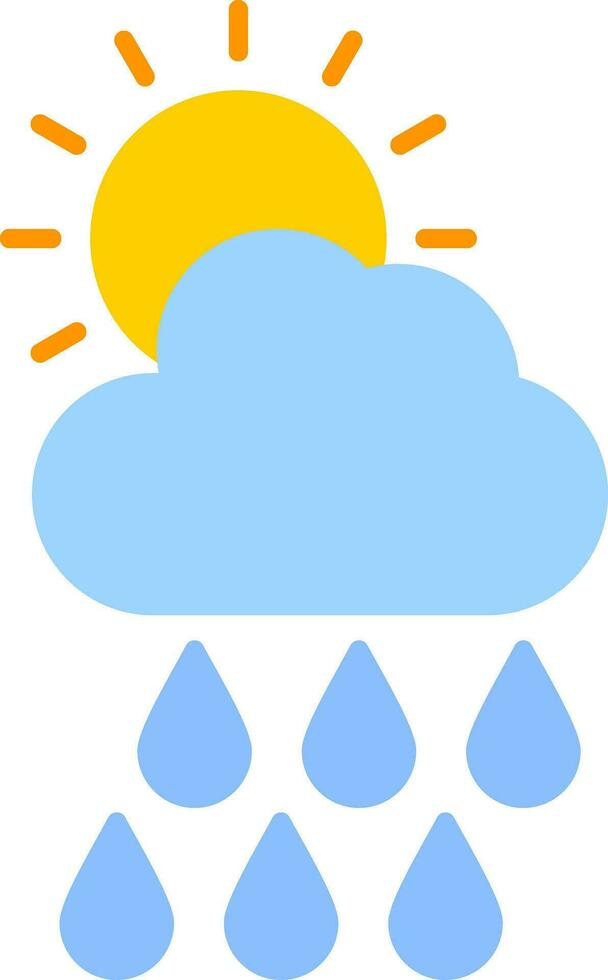 Forecast Flat Icon vector