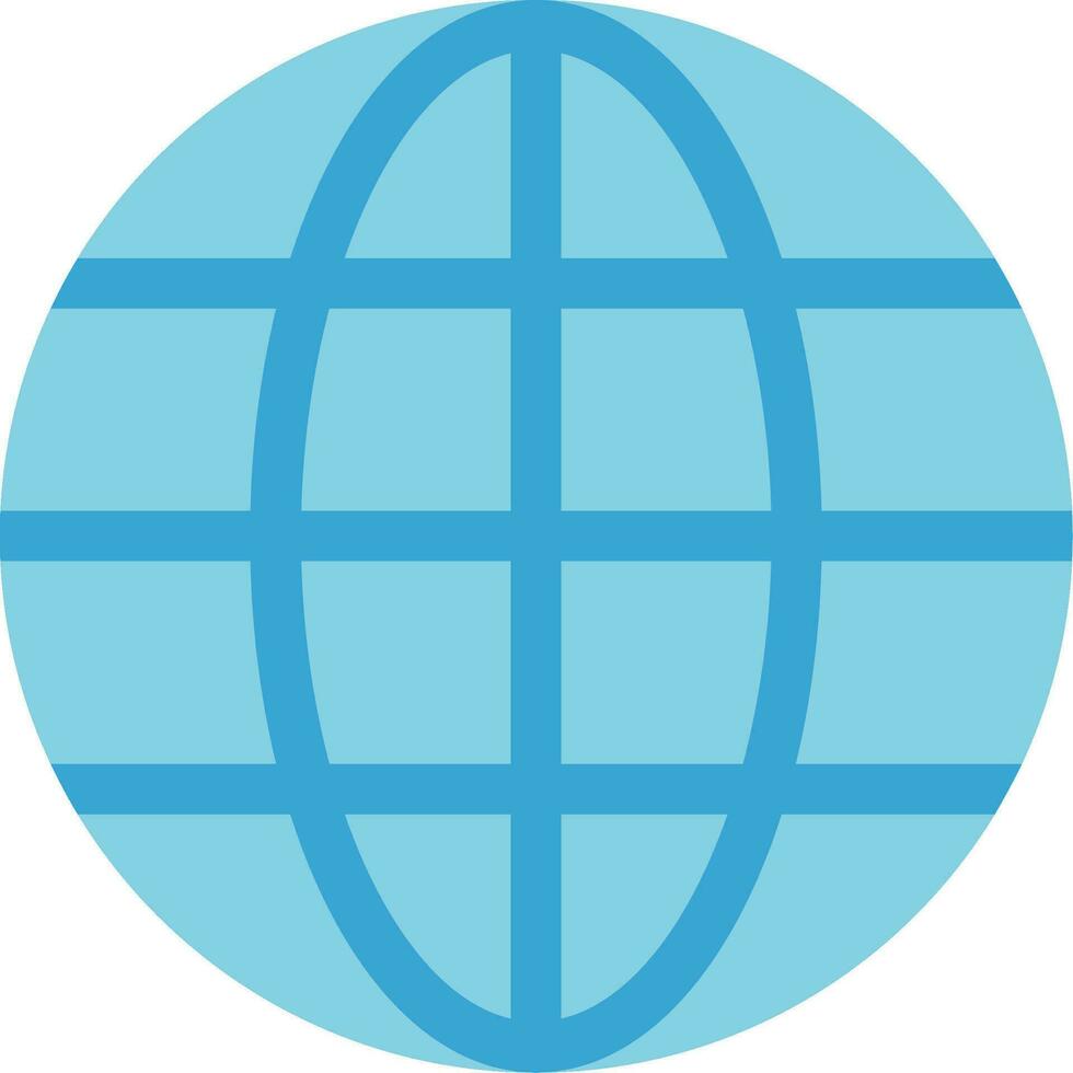 icono plano del mundo vector