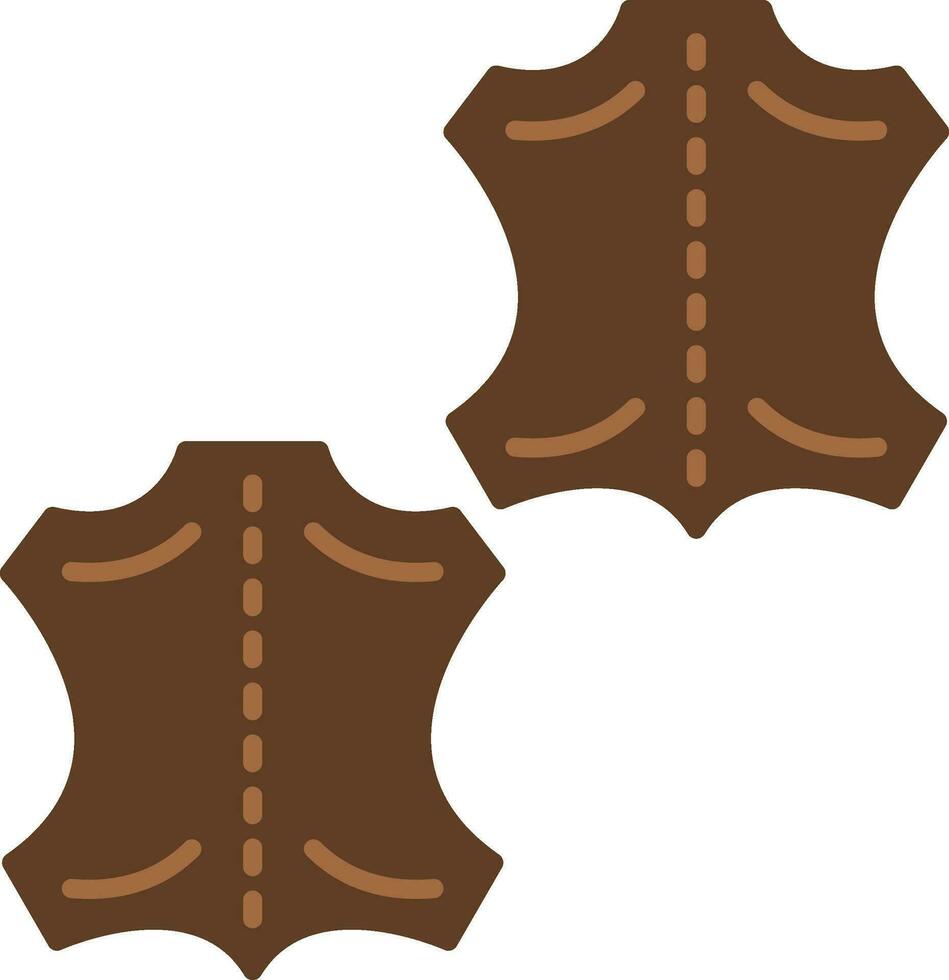 Leather Flat Icon vector