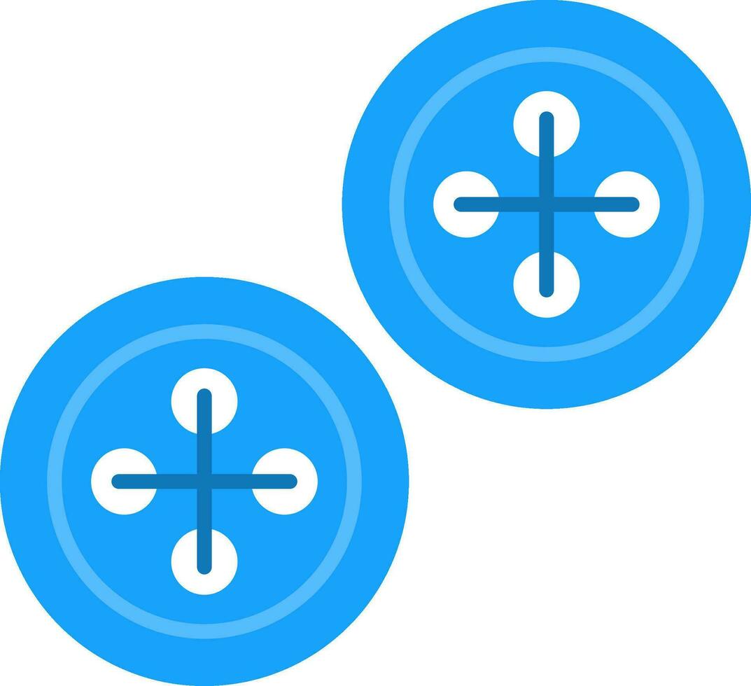 Buttons Flat Icon vector