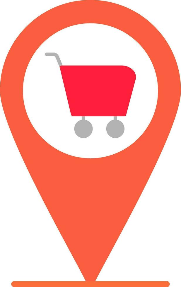 Pin Flat Icon vector