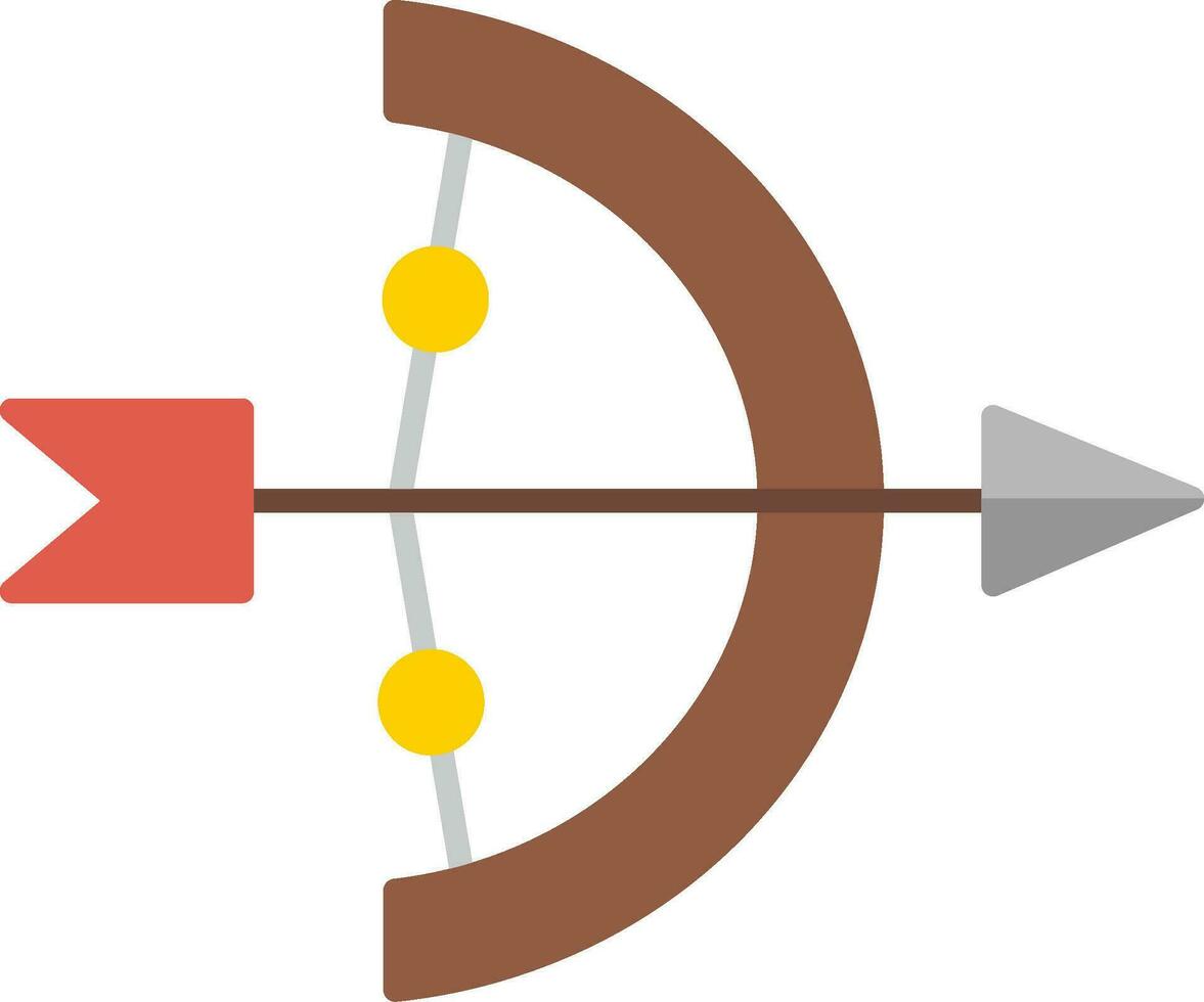 Archery Flat Icon vector