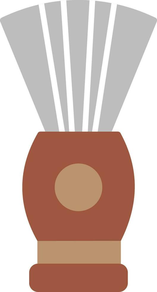 Shaving Brush Flat Icon vector