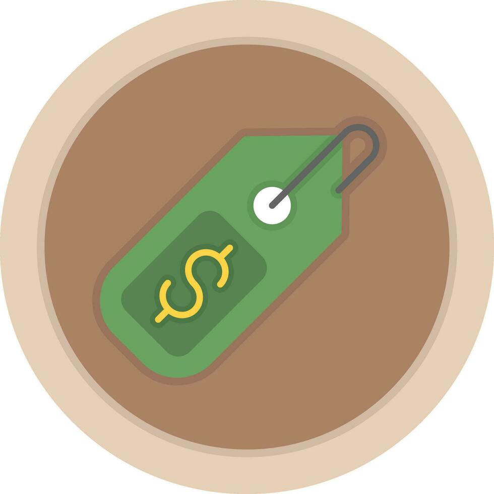 Tag Flat Icon vector