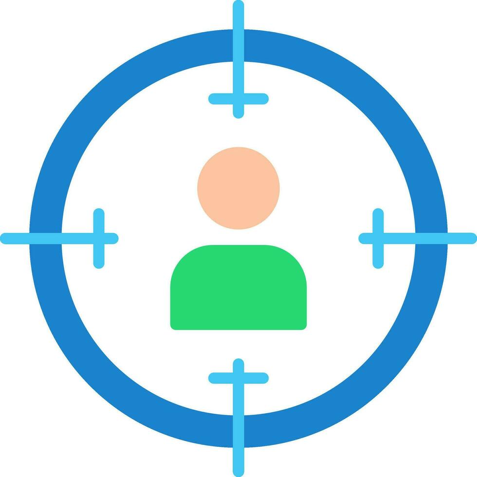 Target Flat Icon vector
