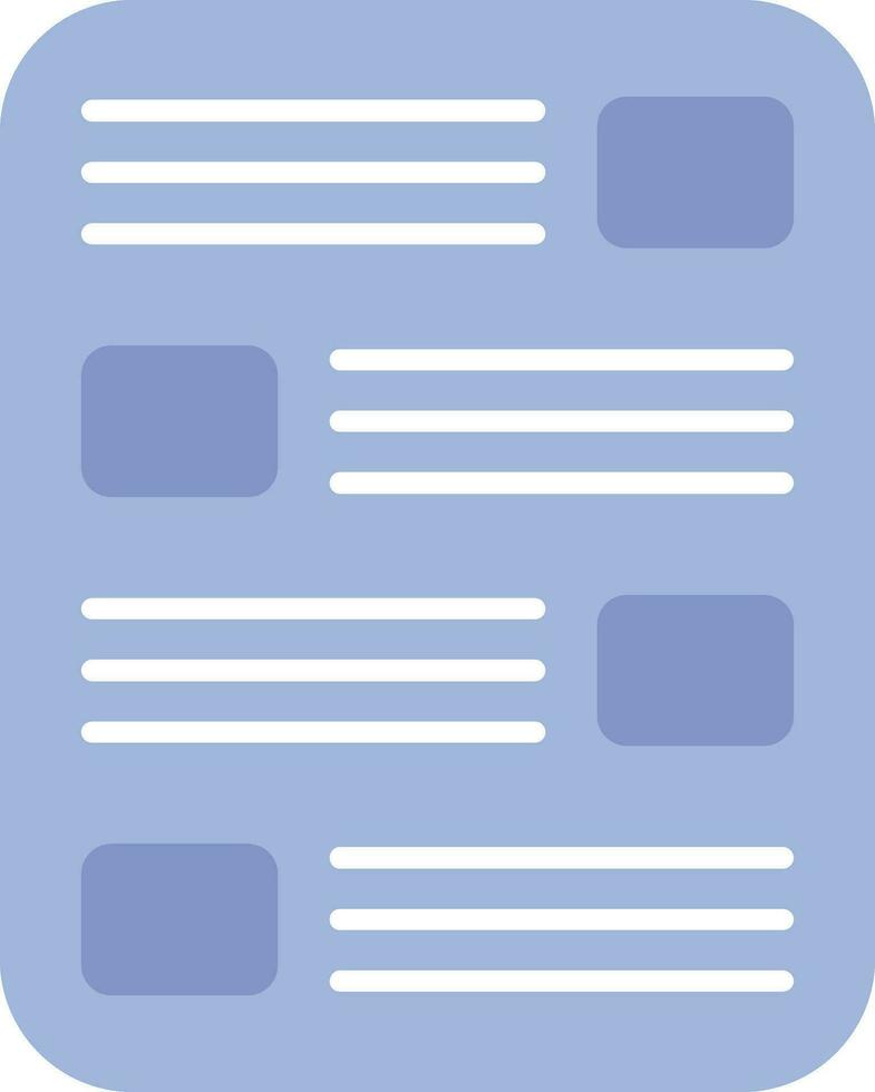 List Flat Icon vector