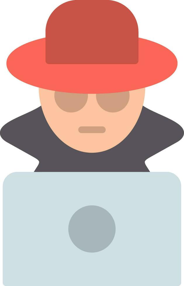 Fraud Flat Icon vector