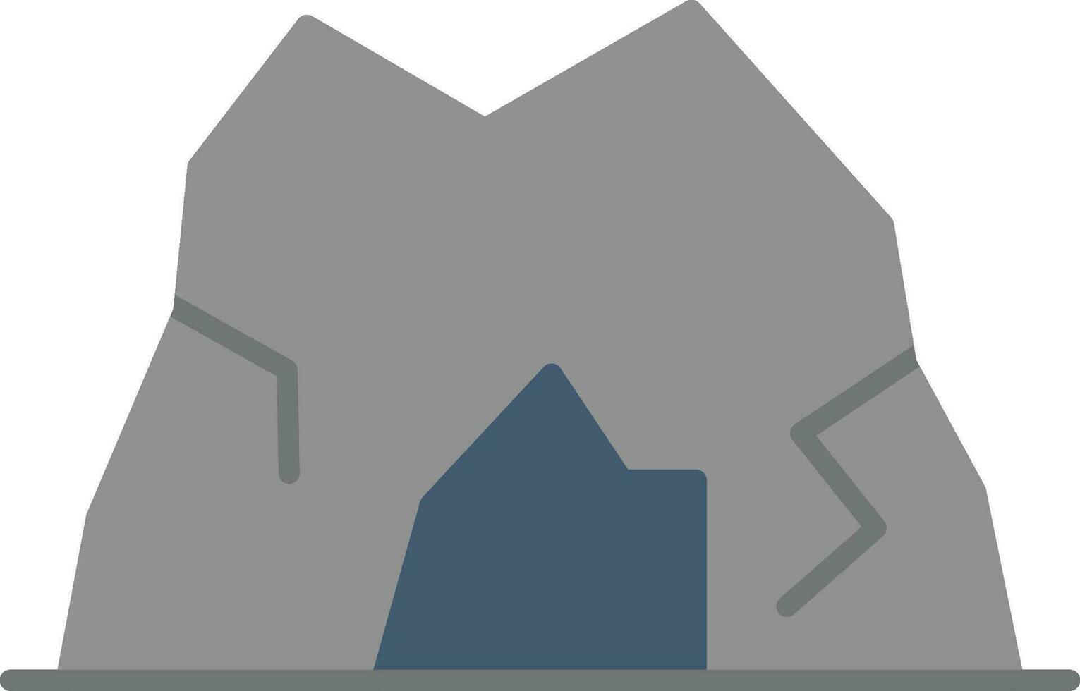 Cave Flat Icon vector