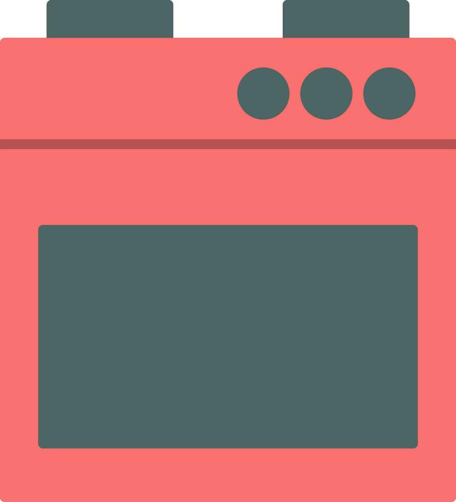 Stove Flat Icon vector