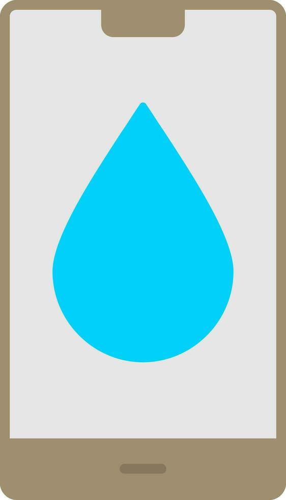 Water Drop Flat Icon vector