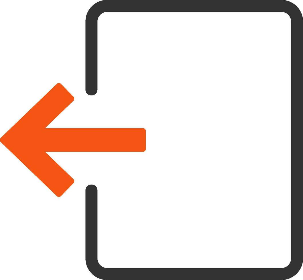 Exit Door Flat Icon vector