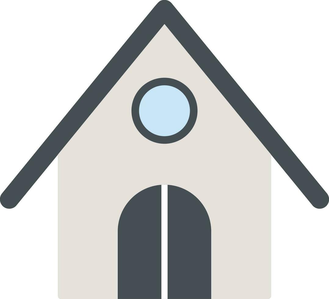 Lodge Flat Icon vector