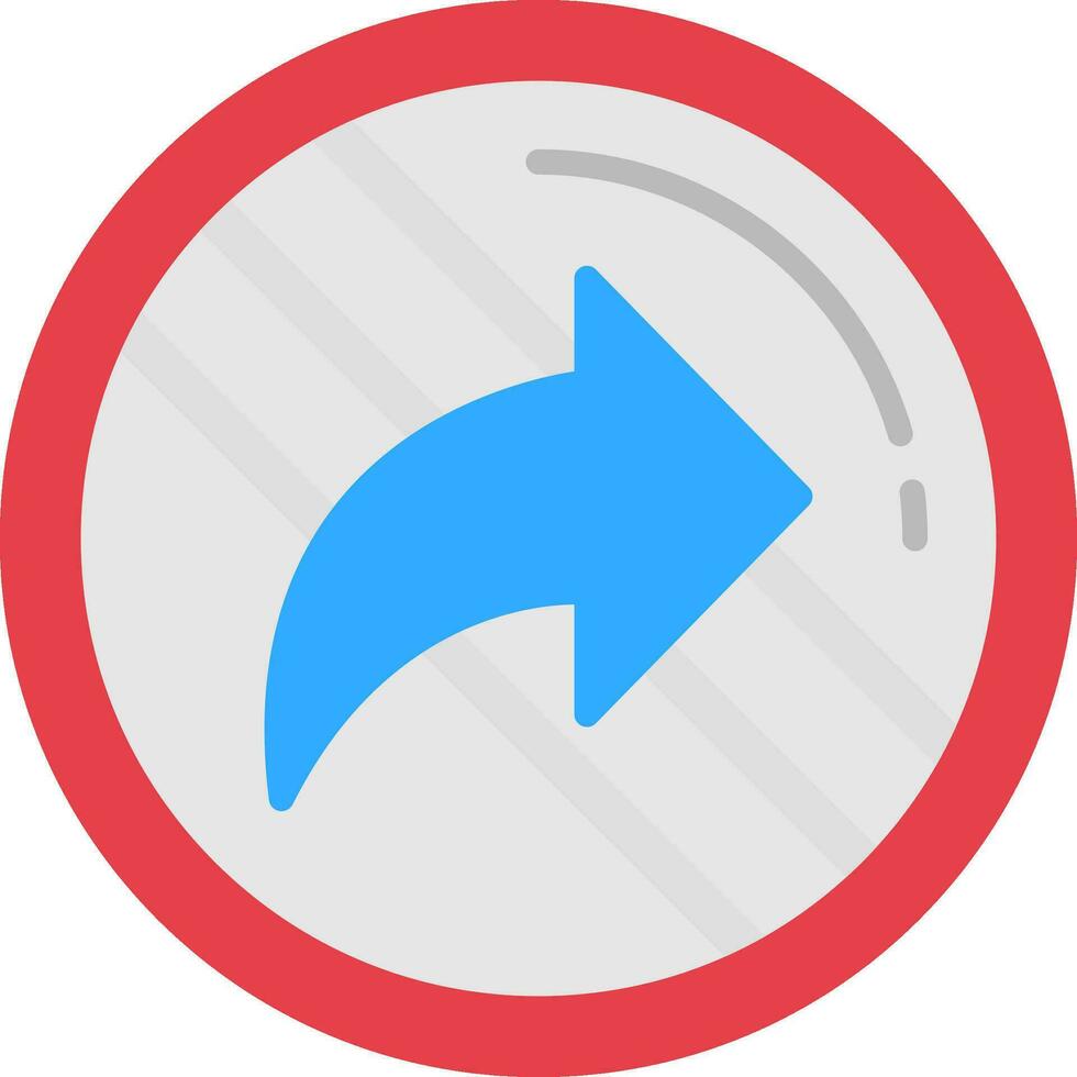 Forward Flat Icon vector