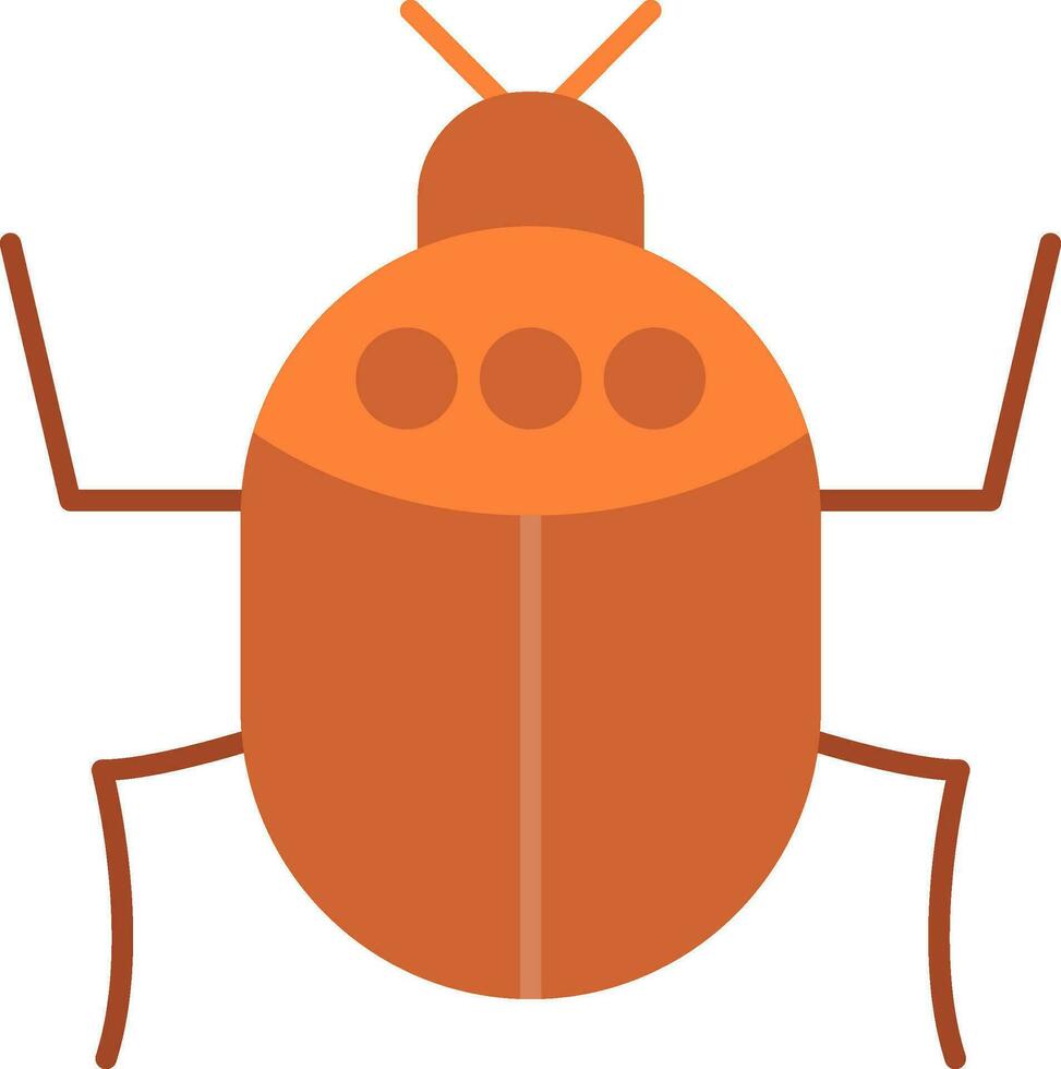 insecto plano icono vector